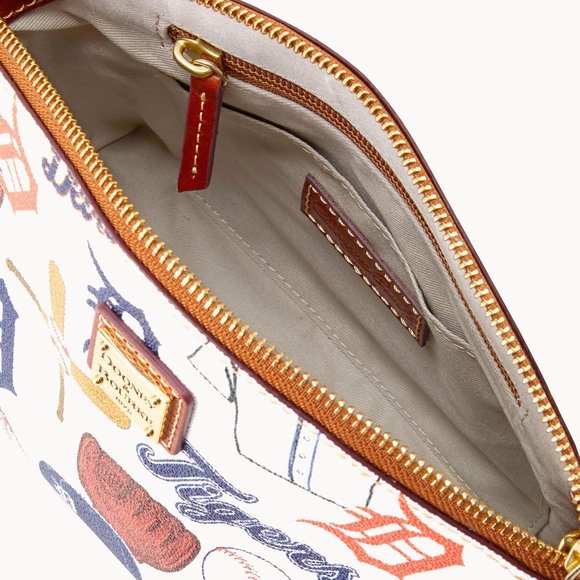 Dooney & Bourke MLB Detroit Tigers Leather Suki Crossbody - Picture 2 of 3